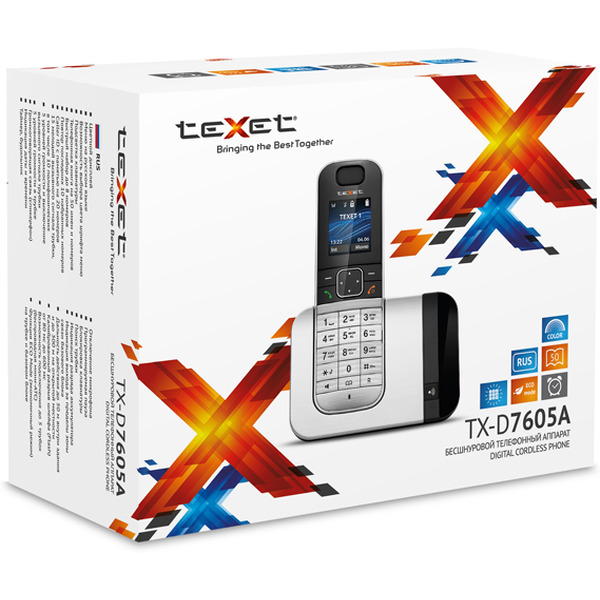 Радиотелефон DECT teXet TX-D7605A