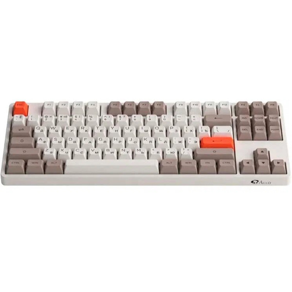 Клавиатура Akko 5087S Steam Engine RGB Hot Swap (Akko Cream Yellow V3)