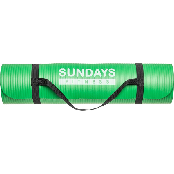 Коврик для йоги и фитнеса Sundays Fitness IR97505 (зеленый)