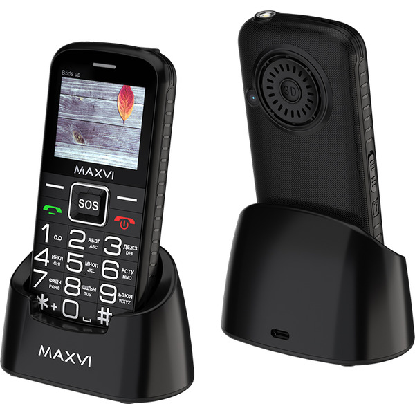 Мобильный телефон Maxvi B5ds up (черный)