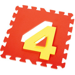 Коврик-пазл напольный ЮНЛАНДИЯ Учим цифры 664659