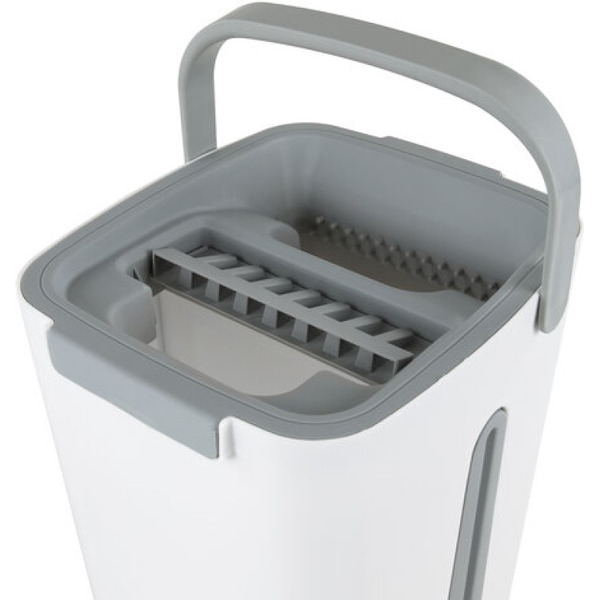 Швабра с отжимом и двухкамерным ведром LAIMA PRO CLEAN (607979)