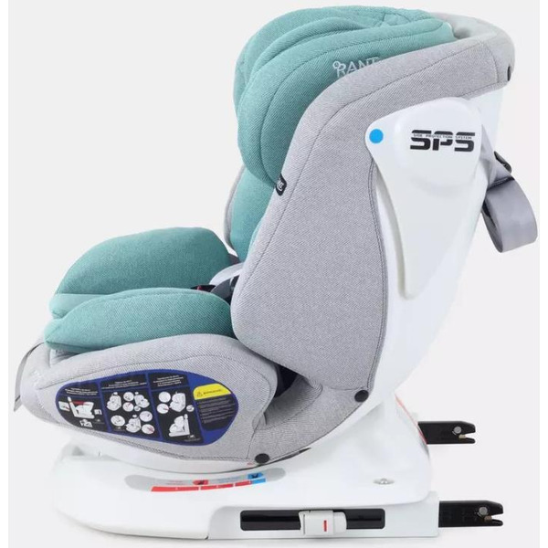 Детское автокресло Rant Nitro Isofix UB619 (серый/мятный)