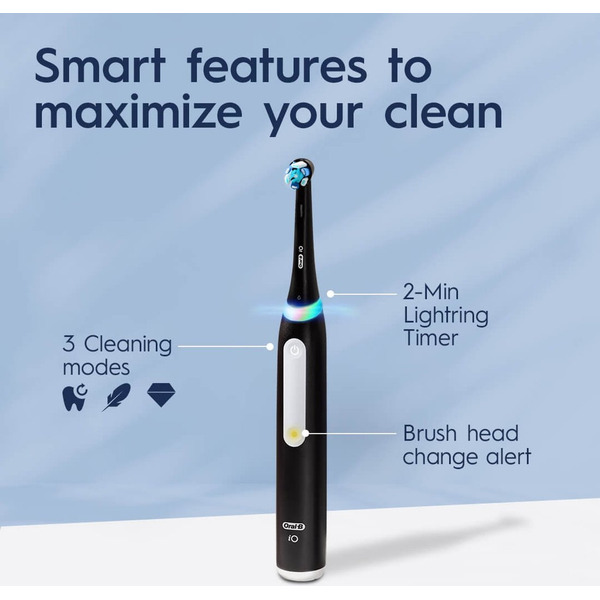 Электрическая зубная щетка BRAUN Oral-B iO 3 iOG3.1A6.0 (черный матовый)