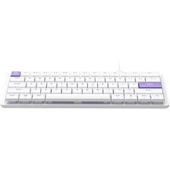 Клавиатура AJAZZ NKL61 Low Profile Switch (белый/фиолетовый)