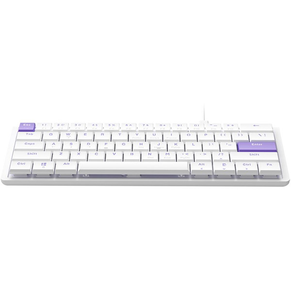Клавиатура AJAZZ NKL61 Low Profile Switch (белый/фиолетовый)
