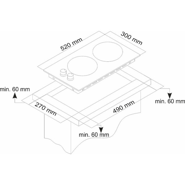 Варочная поверхность газовая Simfer H30V20M570