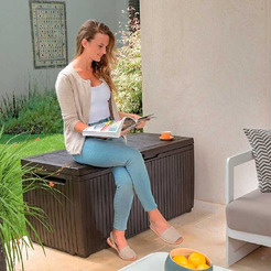 Сундук уличный Keter Springwood Storage Box 230406 (коричневый)