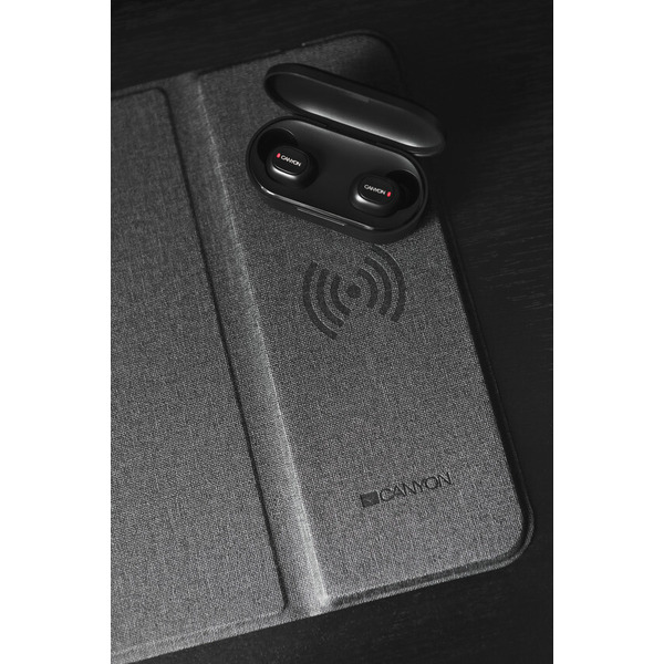 Коврик для мыши с беспроводной зарядкой CANYON CNS-CMPW4