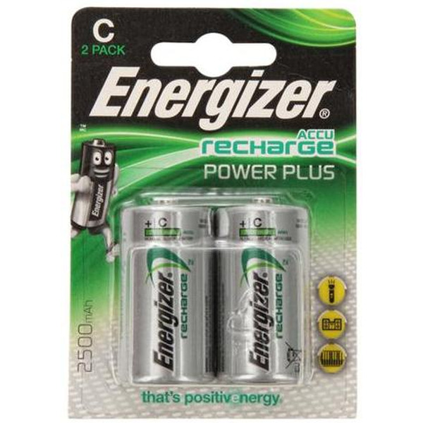 Аккумуляторы Energizer Rech Power Plus C 2500mAh 2 шт.
