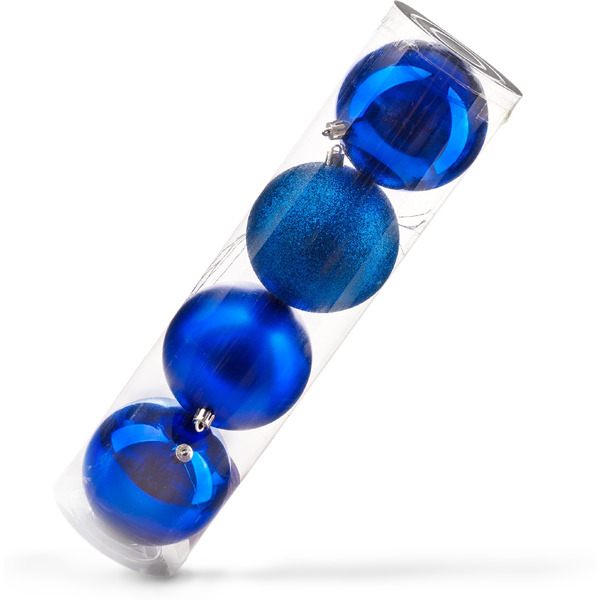 Набор новогодних шаров Ausini VT25-04008-4