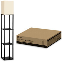 Светильник напольный под лампу этажерка IN HOME ТНО 06КВUSB-Е27-NB (4690612060163)