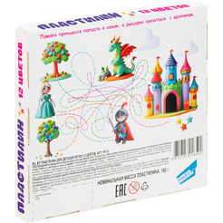 Пластилин для детской лепки GENIO KIDS-ART PV12 12 цветов