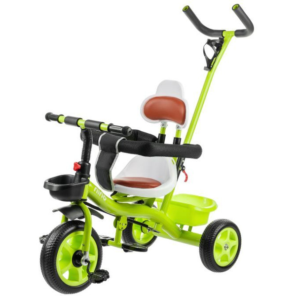 Трехколесный велосипед с ручкой NINO K98 (зеленый)