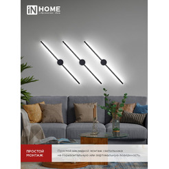 Светильник светодиодный IN HOME ESTETIKA ART-80C-40BL (4690612057897)