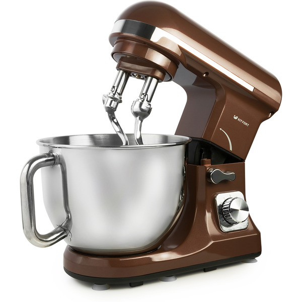 Планетарный миксер Kitfort KT-1343-3, кофейный
