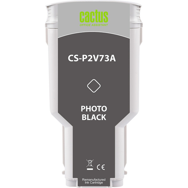 Картридж струйный Cactus CS-P2V73A №730 (фото черный)