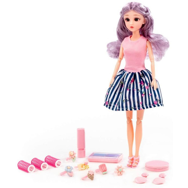 Кукла Полесье Ксюша у парикмахера + аксессуары (14 элементов) (в коробке №4) 2765