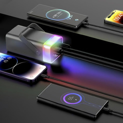 Внешний аккумулятор TFN Apollo 40000mAh RGB (TFN-PB-337-GR (серый)