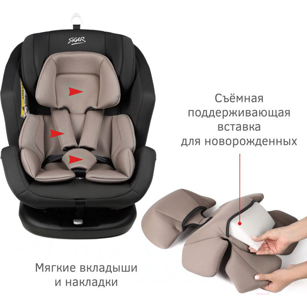 Isofix KRES3911 (темно-серый)