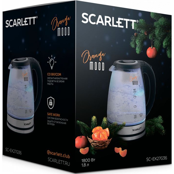 Чайник электрический Scarlett SC-EK27G36