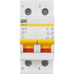 Выключатель нагрузки IEK ВН-32 2Р 32А MNV10-2-032
