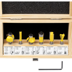 Набор фрез по дереву Kolner KMC 8/6