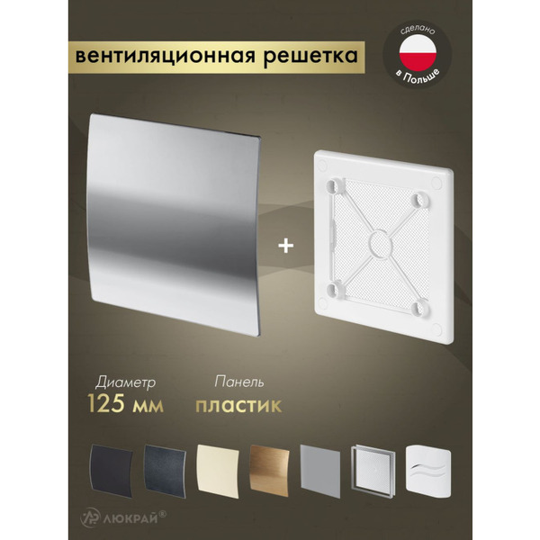 Решетка с панелью Awenta RW125-PEH125