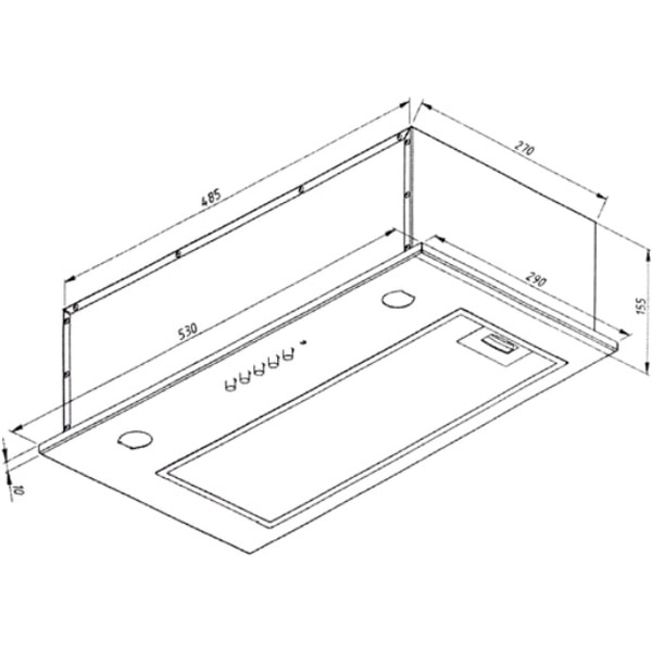 Вытяжка Akpo Micra Twin 50 wk-7 (серый)