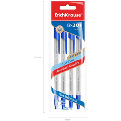 Набор шариковых ручек Erich Krause Stick Classic R-301 22032 (4 шт)