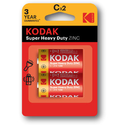 Батарейка солевая Kodak R14-2BL EXTRA HEAVY DUTY [KCHZ-2] 30951051-RU1