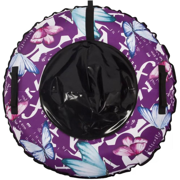 Тюбинг-ватрушка Snowstorm BZ-100 Butterfly V3 / W113186 (100см, розовый/черн)