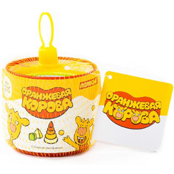 Пирамидка Полесье Занимательная пирамидка. Оранжевая корова 84422