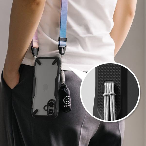 Чехол RINGKE FUSION X для IPHONE 16 BLACK