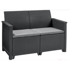 Набор садовой мебели Keter Elodie 2 seater 253948 (графит)