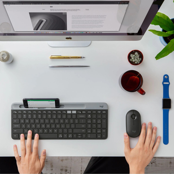 Клавиатура Logitech K580 Slim 920-009208 (графитовый)