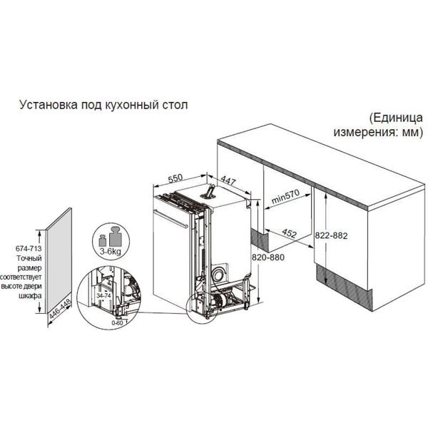 Встраиваемая посудомоечная машина Haier DW10-198BT2RU