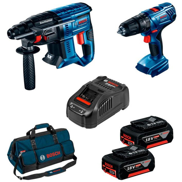 Дрель-шуруповерт Bosch GSR 180-LI Professional + перфоратор GBH 180-LI Professional (06019F8102)