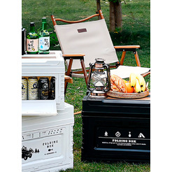 Многофункциональный складной органайзер со столиком и модулем Happy Home HH-011 (чёрный) , 40л.