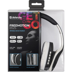 Наушники Defender FreeMotion B525 (черный/белый)