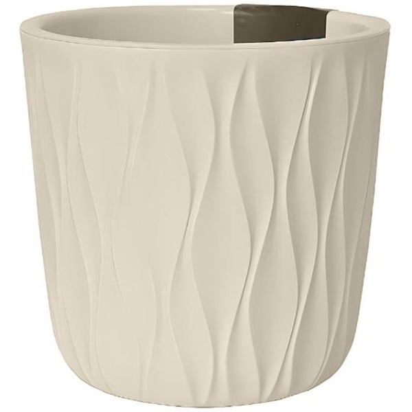 Горшок для цветов с дренажной вставкой Полимербыт Desert 11,2л 4386707
