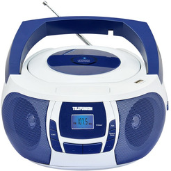 Магнитола TELEFUNKEN TF-CSRP3498BBLW (белый с синим)