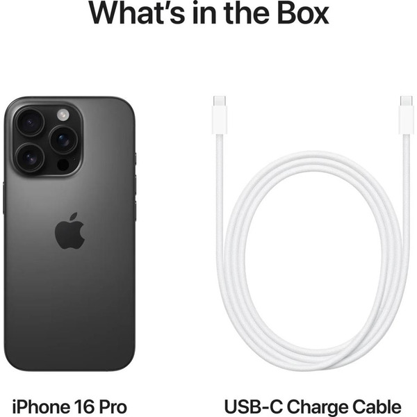 Смартфон Apple iPhone 16 Pro 256GB Black Titanium (MYQE3CH/A)