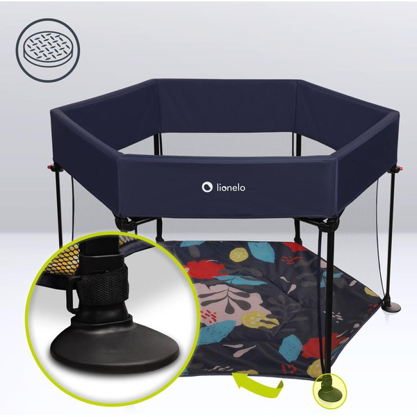 Игровой манеж Lionelo Roel (Blue Navy)