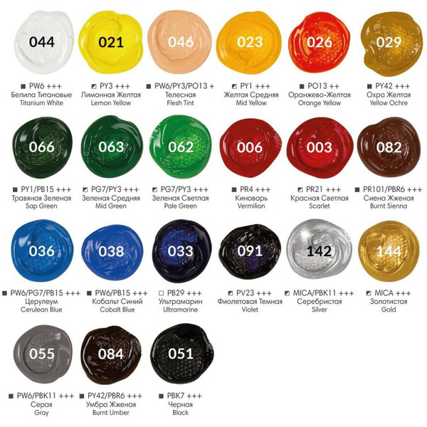 Краски акриловые художественные BRAUBERG ART CLASSIC 191722