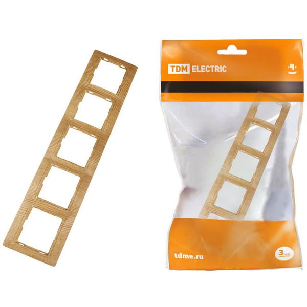 Рамка TDM Electric Таймыр ЭКО SQ1814-0232 (сосна)