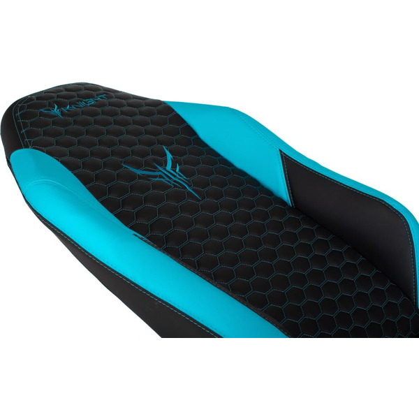 Кресло игровое Knight Neon (1717271) черный/голубой