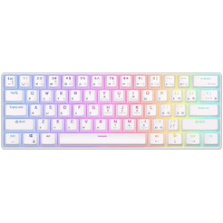 Клавиатура Royal Kludge RK61 RGB (белый, RK Red)