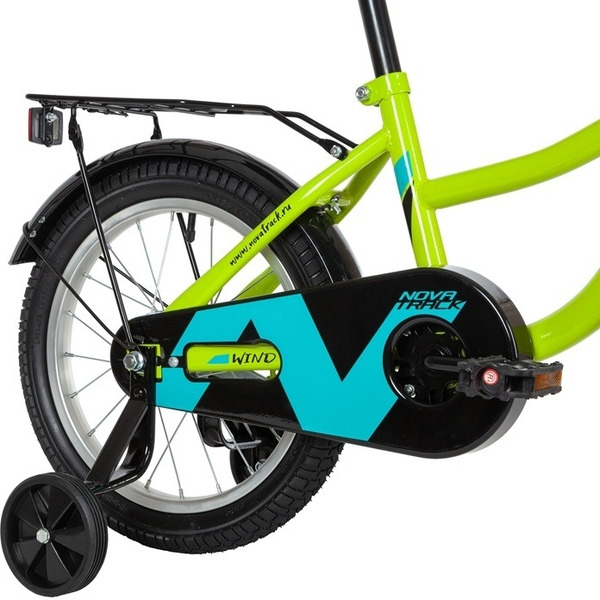 Велосипед Novatrack Wind 16 2022 163WIND.GN22 (зеленый)
