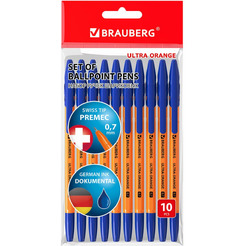 Ручки шариковые BRAUBERG ULTRA ORANGE 143571